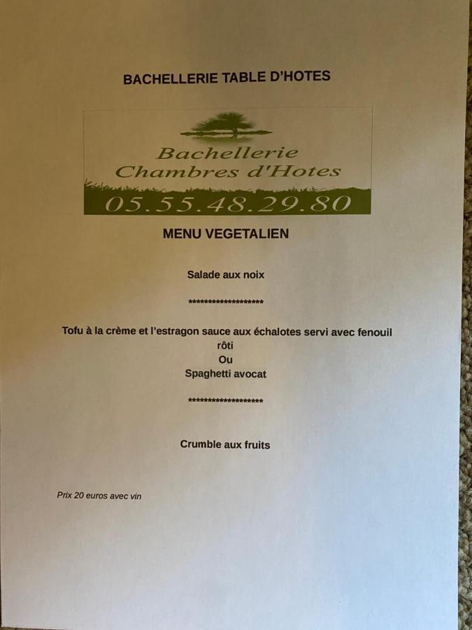 Bachellerie Bed and Breakfast Chéronnac Eksteriør billede
